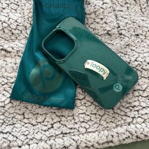 Loopy Case Green Phone Case iPhone 14 Pro